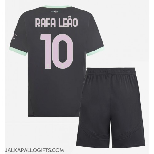 AC Milan Rafael Leao #10 Kolmas Peliasu Lasten 2024-25 Lyhythihainen (+ Lyhyet housut)